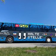 Unser Haltestelle Bus Aying in Action